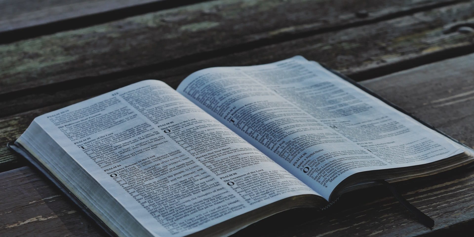 Wood and Bible